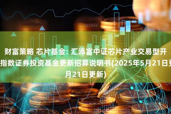 财富策略 芯片基金: 汇添富中证芯片产业交易型开放式指数证券投资基金更新招募说明书(2025年5月21日更新)